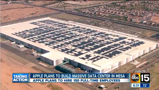 Illustration for article titled Apple Data Center Building In Mesa, Arizona Catches Fire